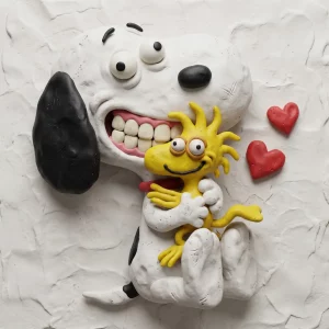 Caricatures en pâte à modeler